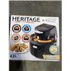 Image 3 : HERITAGE INFRARED 4.5QT 6-IN-1 STEAM AIR FRYER - TESTED WORKING, RETAIL $299