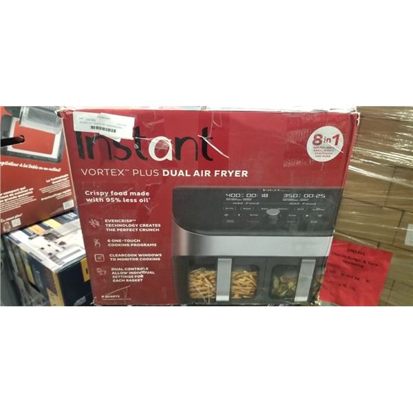 INSTANT POT VORTEX 10QT AIR FRYER OVEN - TESTED WORKING, RETAIL $199