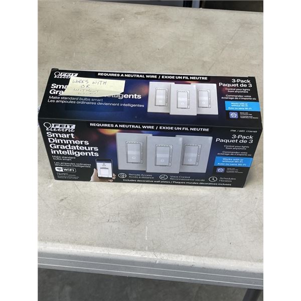 FEIT ELECTRIC SMART DIMMERS 3 PACK