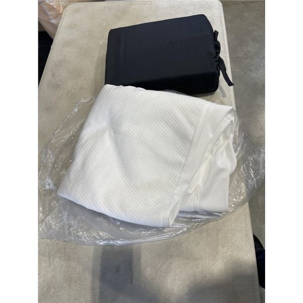 TWIN XL MATTRESS COVER AND SHEET SET