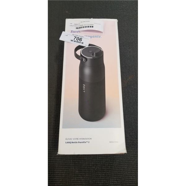LARQ PUREVIS 2 680ML SELF CLEANING INSULATED STAINLESS STEEL WATER BOTTLE W/ SMART SENSOR - TESTED W
