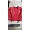 Image 1 : VERDUCCI RED LEATHER JACKET