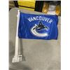 Image 3 : SMALL VINTAGE BRASS MIRROR AND CANUCKS FLAG AND HOLLAND AMERICA LINE WATERPROOF PHONE BAG