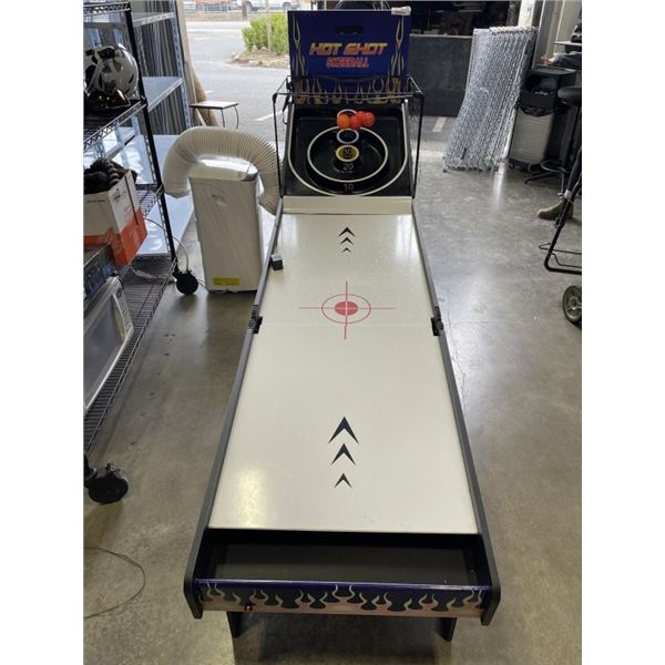 HOT SHOT SKEEBALL GAME