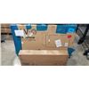 Image 1 : VIVO WHITE 43"X 24" TABLE TOP AND VIVO WHITE ELECTRIC SINGLE MOTOR DESK FRAME