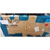 Image 2 : VIVO WHITE 43"X 24" TABLE TOP AND VIVO WHITE ELECTRIC SINGLE MOTOR DESK FRAME