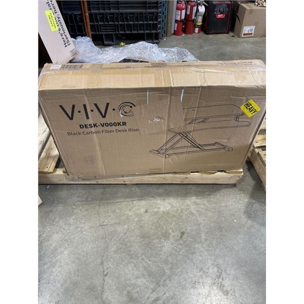 VIVO BLACK CARBON FIBER DESK RISER