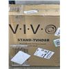Image 2 : BLACK MOBLIE TV FLOOR STAND WITH SHELF