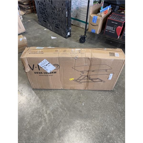 VIVO WHITE DESK RISER