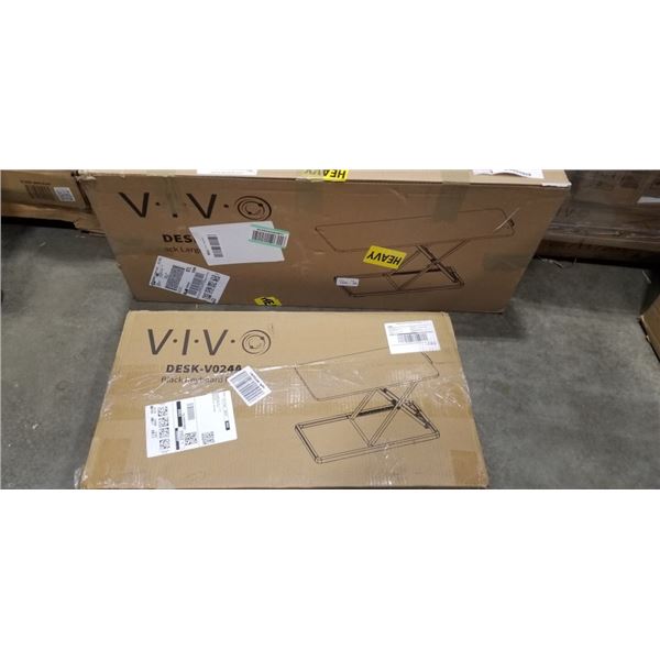 2  VIVO KEYBOARD TRAYS