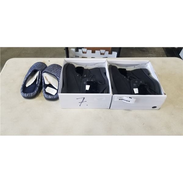 2 NEW PAIRS OF WOMENS BOOTS AND SLIPPERS SIZE 7