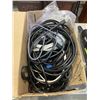 Image 4 : SHARK CAR VAC AND ASSORTED LONG HDMI AND COAX CABLES