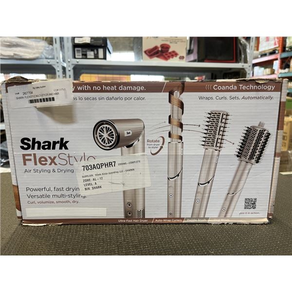 SHARK FLEXSTYLE MULTI-STYLER AND HAIR DRYER - TESTED WORKING, RETAIL $349