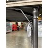 Image 3 : MODERN WOOD AND METAL DINING TABLE 70X38 INCH