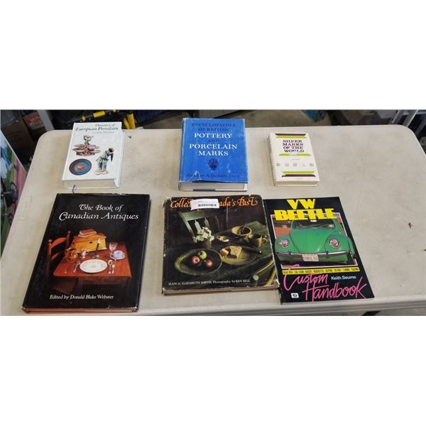 ASSORTED HARDCOVER COLLECTOR AND REFERANCE BOOKS