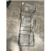 Image 2 : SET OF 3 MCM GLASSTOP NESTING TABLES