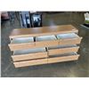 Image 3 : OAK 7 DRAWER DRESSER