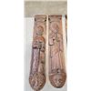 Image 2 : 4 ANTIQUE HAND CARVED RELIGIOUS FIGURES