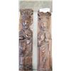 Image 4 : 4 ANTIQUE HAND CARVED RELIGIOUS FIGURES