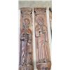 Image 5 : 4 ANTIQUE HAND CARVED RELIGIOUS FIGURES