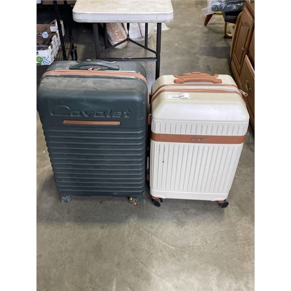CAVOLET AND SAMSONITE HARDSIDE SUITCASES