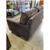 Image 3 : BROWN MICROFIBER HIED-A-BED SOFA