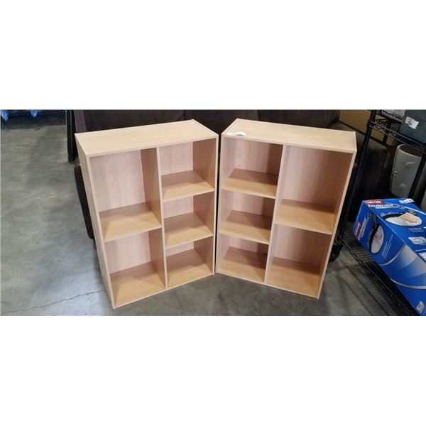 2  3FT BOOKSHELVES