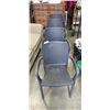 Image 1 : 4 STACKING PLASTIC WICKER CHAIRS