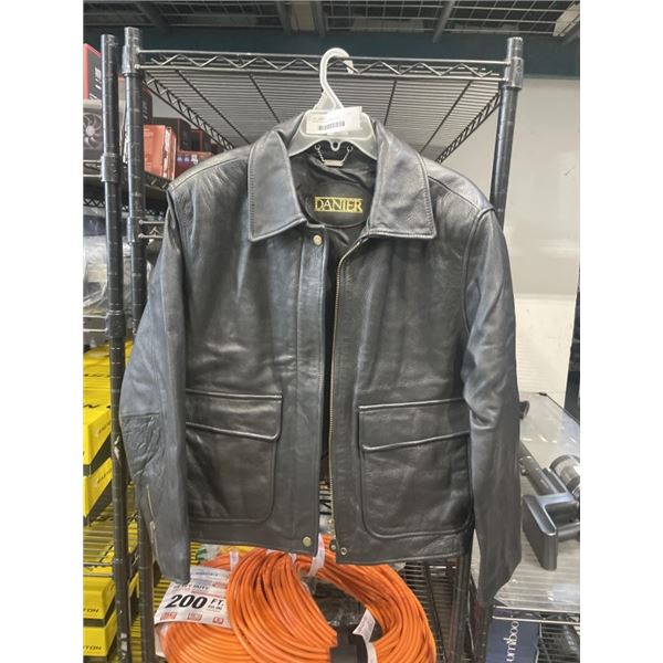 DANIER BLACK LEATHER JACKET
