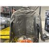 Image 5 : BLACK AKASO LEATHER JACKET. SIZE S