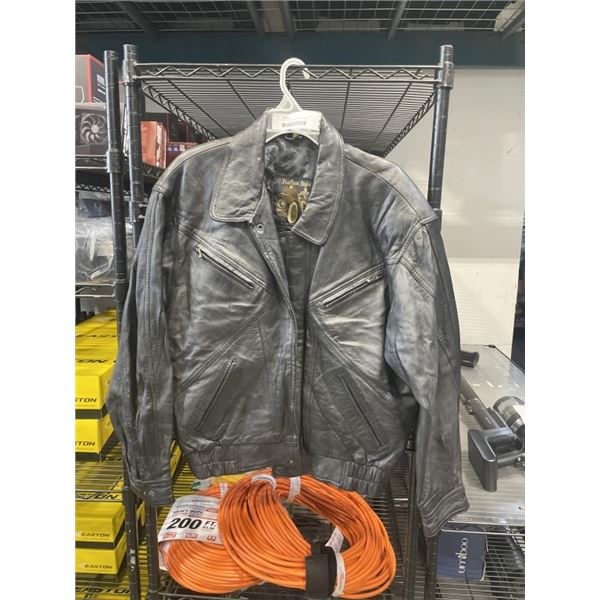 ITALIAN STYLE BLACK LEATHER JACKET