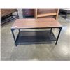 Image 1 : COFFEE TABLE W/ METAL SHELF