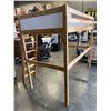 Image 4 : SINGLE PINE LOFT BED W/ LADDER