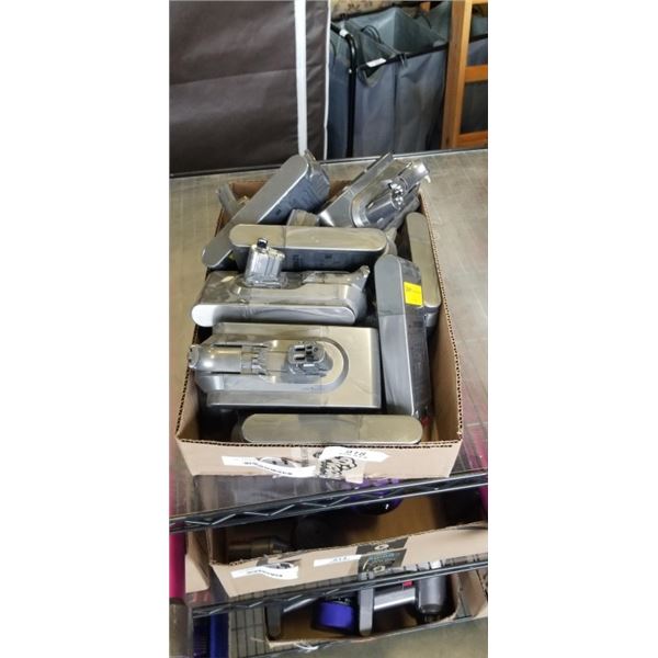 LARGE LOT OF DYSON BATTERIES - STORE RETURNS AND UNKNOWN CONDITION