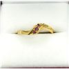 Image 4 : NATURAL ENHANCED RUBY (0.06CT) RING, SIZE 7.25, W/A $275.00.