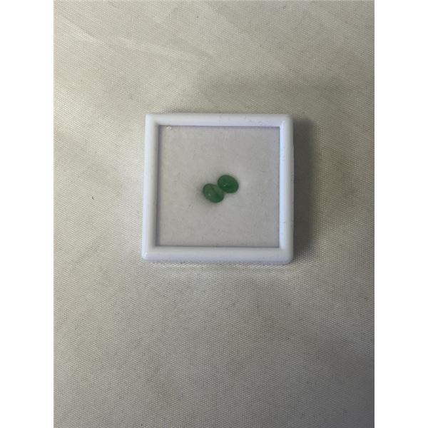 1.2CT NATURAL EMERALD, UNTREATED, OVAL CUT 4.4*6.0MM AND 4.3*6.3MM