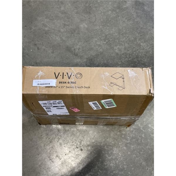 VIVO BLACK 20"X 15 SWIVEL COUCH DESK