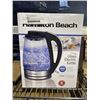 Image 2 : HAMILTON BEACH 1.7L GLASS ELECTRIC KETTLE - TESTED WORKING