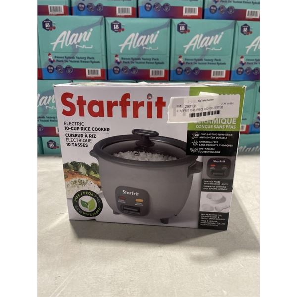 STARFRIT 10-CUP RICE COOKER - TESTED WORKING