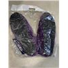 Image 4 : NEW CASE OF 15 PURPLE SETS OF SHOES SIZE 9-10