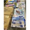 Image 5 : BOX OF ASSORTED POOLFLOATIES, PATCH KITS, ETC