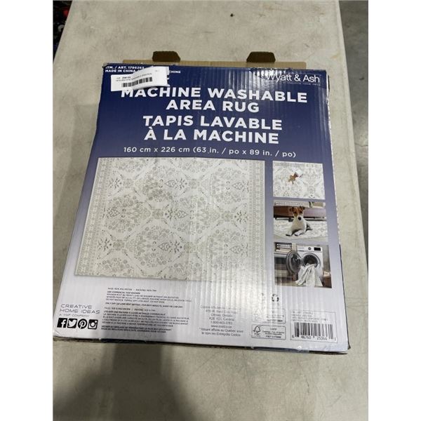NEW MACHINE WASHABLE AREA RUG