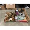 Image 1 : ASSORTED HOUSEHOLD DECOR AND DRAPERY RINGS.
