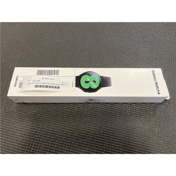 AS NEW SAMSUNG GALAXY WATCH4 40MM SMARTWATCH - TESTED WORKING, RETAIL $279