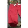 Image 2 : LEVI STRAUSS AND CO RED PANTS. SIZE 36W, 32L