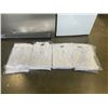 Image 1 : 12 NEW WHITE LONG SLEEVE SHIRTS - 6 LARGE, 6 MEDIUM
