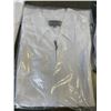 Image 5 : 12 NEW WHITE LONG SLEEVE SHIRTS - 6 LARGE, 6 MEDIUM