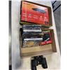 Image 1 : DVD PLAYER AND ASSORTED DVDS AND VINTAGE 8X40 CELEBRITY BINOCULARS