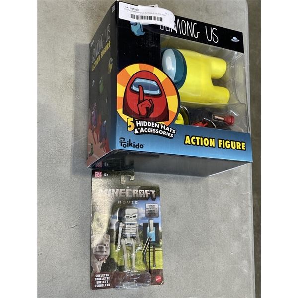 TOIKIDO AMONG US ACTION FIGURE AND MINECRAFT MOVIE FIGURE