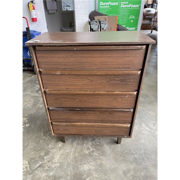 VINTAGE 5 DRAWER DRESSER
